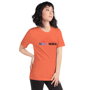 NICU Nurse Heartbeat Neonatal ICU Nurse T-shirt, Baby Nurse Tees, Newborn Nursery Nurse, Nursing Student Gift, Infant Care Specialist Short-Sleeve Unisex T-Shirt