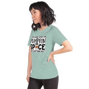 This Nurse Runs on Pumpkin Spice and Everything Nice Short-Sleeve Unisex T-Shirt