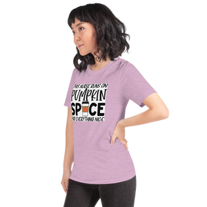 This Nurse Runs on Pumpkin Spice and Everything Nice Short-Sleeve Unisex T-Shirt