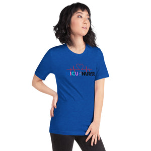 NICU Nurse Heartbeat Neonatal ICU Nurse T-shirt, Baby Nurse Tees, Newborn Nursery Nurse, Nursing Student Gift, Infant Care Specialist Short-Sleeve Unisex T-Shirt