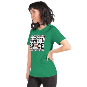 This Nurse Runs on Pumpkin Spice and Everything Nice Short-Sleeve Unisex T-Shirt