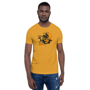 Halloween Creepy Haunted House Trick or Treat Short-Sleeve Unisex T-Shirt