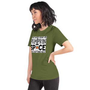 This Nurse Runs on Pumpkin Spice and Everything Nice Short-Sleeve Unisex T-Shirt