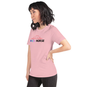 NICU Nurse Heartbeat Neonatal ICU Nurse T-shirt, Baby Nurse Tees, Newborn Nursery Nurse, Nursing Student Gift, Infant Care Specialist Short-Sleeve Unisex T-Shirt