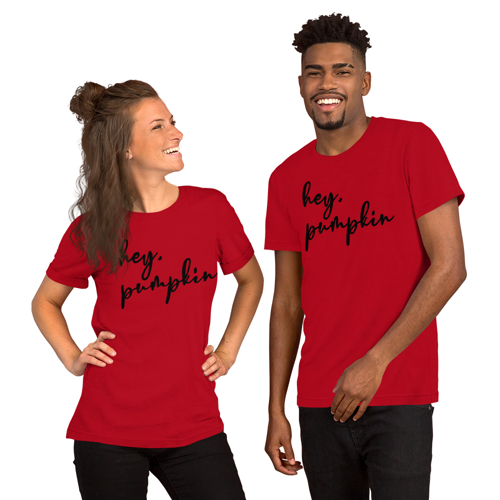 Hey Pumpkin Short-Sleeve Unisex T-Shirt