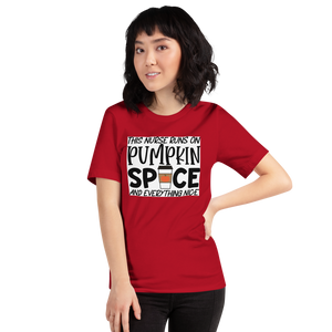 This Nurse Runs on Pumpkin Spice and Everything Nice Short-Sleeve Unisex T-Shirt