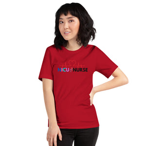 NICU Nurse Heartbeat Neonatal ICU Nurse T-shirt, Baby Nurse Tees, Newborn Nursery Nurse, Nursing Student Gift, Infant Care Specialist Short-Sleeve Unisex T-Shirt