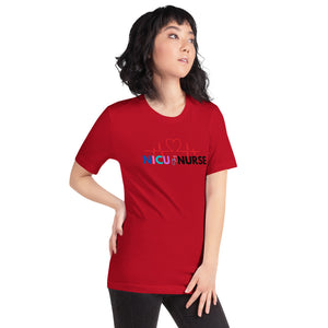 NICU Nurse Heartbeat Neonatal ICU Nurse T-shirt, Baby Nurse Tees, Newborn Nursery Nurse, Nursing Student Gift, Infant Care Specialist Short-Sleeve Unisex T-Shirt