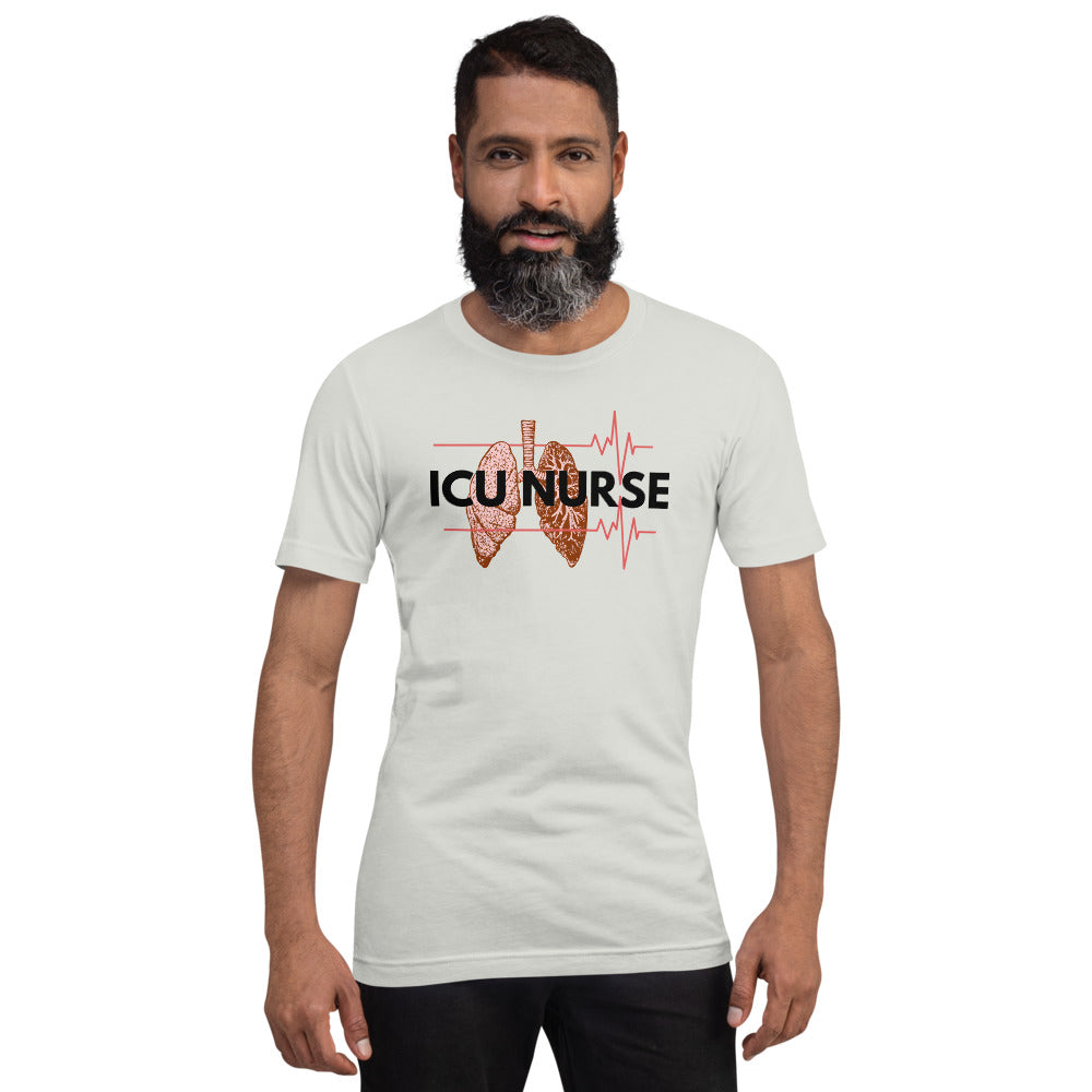 ICU Nurse T-Shirt-Intensive Care Unit- Gift for Nurses- Nursing Shirt- Nurse Life - Registered Nurse Appreciation- Short-Sleeve Unisex T-Shirt
