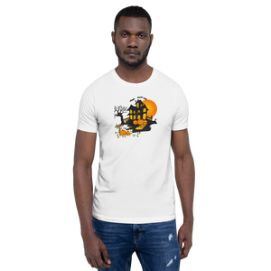 Halloween Creepy Haunted House Trick or Treat Short-Sleeve Unisex T-Shirt