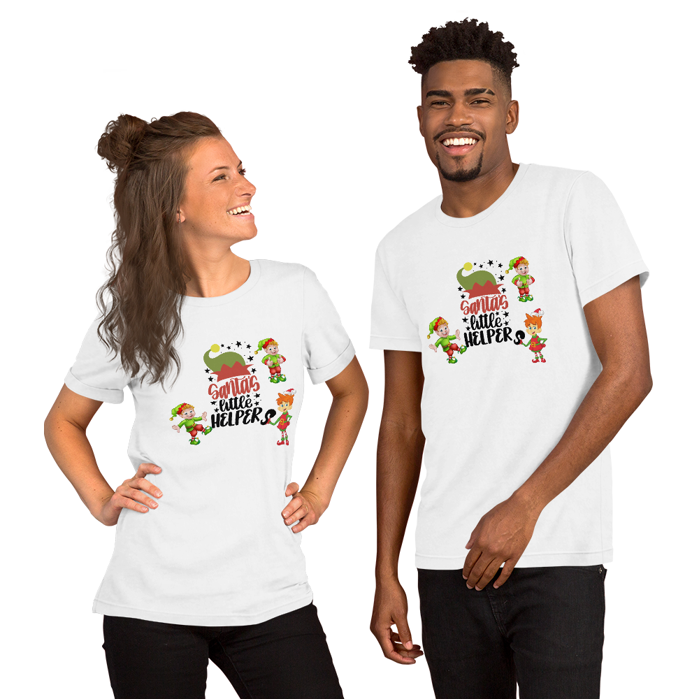 Santa’s Little Helpers Christmas Tshirt, Merry Xmas Tee, Cute Christmas Holiday Shirt, Christmas Gift, Matching Shirt, Christmas Family Shirt, Christmas Short-Sleeve Unisex T-Shirt