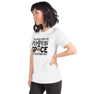 This Nurse Runs on Pumpkin Spice and Everything Nice Short-Sleeve Unisex T-Shirt