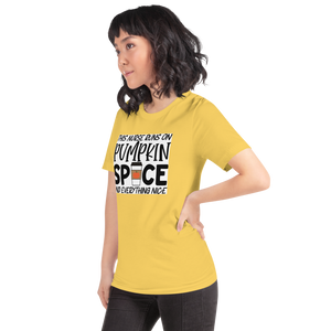 This Nurse Runs on Pumpkin Spice and Everything Nice Short-Sleeve Unisex T-Shirt